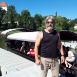 11.07.2020 Sandomierz. Rejs po Wiśle. Na zdjęciu: Marek Chruściel - Miejski Ośrodek Sportu i Rekreacji w Sandomierzu / Grażyna Szlęzak-Wójcik / Radio Kielce