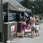 10.07.2020. Zalew w Sielpi Wielkiej. Wojskowy punkt informacyjny kampanii „Zostań Żołnierzem Rzeczypospolitej", drugi dzień pobytu / Wojskowa Komenda Uzupełnień w Kielcach