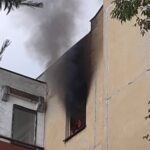 12.07.2020 Kielce. Pożar w bloku przy ul. Jagiełły / Alan Jaśkowski