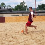 18.07.2020. Kielce. IX Turniej Piłki Nożnej Plażowej o Puchar Wojewody Świętokrzyskiego / Maciej Makuła / Radio Kielce