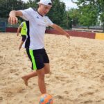 18.07.2020. Kielce. IX Turniej Piłki Nożnej Plażowej o Puchar Wojewody Świętokrzyskiego / Maciej Makuła / Radio Kielce