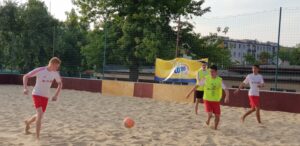 27.07.2020 Kielce. IV Turniej Piłki Nożnej Plażowej Lotto Cup 2020 / Maciej Makuła / Radio Kielce