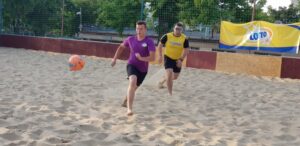 27.07.2020 Kielce. IV Turniej Piłki Nożnej Plażowej Lotto Cup 2020 / Maciej Makuła / Radio Kielce