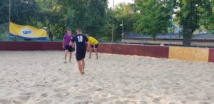 27.07.2020 Kielce. IV Turniej Piłki Nożnej Plażowej Lotto Cup 2020 / Maciej Makuła / Radio Kielce