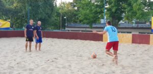 27.07.2020 Kielce. IV Turniej Piłki Nożnej Plażowej Lotto Cup 2020 / Maciej Makuła / Radio Kielce