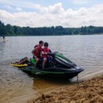 03.07.2020 Zalew w Cedzynie. Półkolonie zorganizowane przez Świętokrzyskie Wodne Ochotnicze Pogotowie Ratunkowe / Iwona Murawska / Radio Kielce