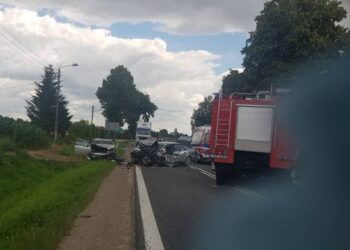 08.07.2020. Balbinów. Wypadek / Policja Świętokrzyska