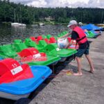 03.07.2020 Zalew w Cedzynie. Półkolonie zorganizowane przez Świętokrzyskie Wodne Ochotnicze Pogotowie Ratunkowe / Iwona Murawska / Radio Kielce