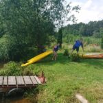 03.07.2020 Zalew w Cedzynie. Półkolonie zorganizowane przez Świętokrzyskie Wodne Ochotnicze Pogotowie Ratunkowe / Iwona Murawska / Radio Kielce