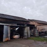 23.07.2020. Baćkowice. Pożar zabudowań gospodarczych / OSP Baćkowice