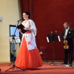 05.07.2020 Sandomierz.Dom Katolicki w Sandomierzu - gala wręczenia nagród Arbor Bona. Na zdjęciu Maciej Przestrzelski - skrzypce, Magdalena Kotarska - sopran / Ks. Wojciech Kania