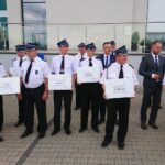 06.07.2020. Kielce. Odebranie promes przez strażaków-ochotników na projekty łączące ochronę środowiska z poprawą energooszczędnością strażnic / Daniel Lenart / Radio Kielce