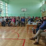 07.07.2020. Lipnik. Spotkanie informacyjne dotyczące wariantów przebiegu drogi S74 / Emilia Sitarska / Radio Kielce