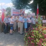 04.07.2020. Włoszczowa. Akcja „Łączy nas Polska” / Ewa Pociejowska-Gawęda / Radio Kielce