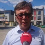 04.07.2020. Włoszczowa. Akcja „Łączy nas Polska”. Na zdjęciu: Dariusz Czechowski - starosta włoszczowski / Ewa Pociejowska-Gawęda / Radio Kielce