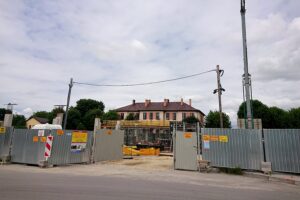 13.07.2020. Jędrzejów. Budowa Centrum Komunikacyjnego / Ewa Pociejowska-Gawęda / Radio Kielce