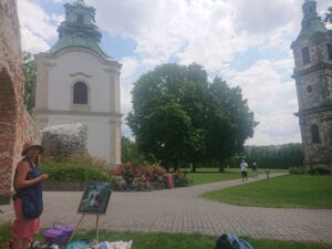 Jędrzejów. Piknik Malarski / Ewa Pociejowska-Gawęda / Radio Kielce