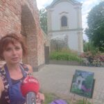 Jędrzejów. Piknik Malarski. Na zdjęciu: Anita Łukasik - organizator Pikniku Malarskiego / Ewa Pociejowska-Gawęda / Radio Kielce