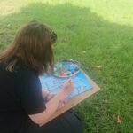 Jędrzejów. Piknik Malarski / Ewa Pociejowska-Gawęda / Radio Kielce