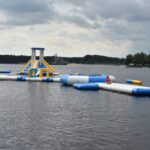 05.07.2020. Sielpia. Pływający plac zabaw / Magdalena Galas-Klusek / Radio Kielce