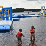 05.07.2020. Sielpia. Pływający plac zabaw / Magdalena Galas-Klusek / Radio Kielce