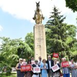 04.07.2020 Końskie. Anna Krupka - wiceminister sportu z wizytą w Końskich / Magdalena Galas-Klusek / Radio Kielce