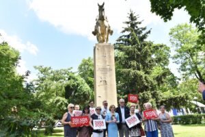 04.07.2020 Końskie. Anna Krupka - wiceminister sportu z wizytą w Końskich / Magdalena Galas-Klusek / Radio Kielce