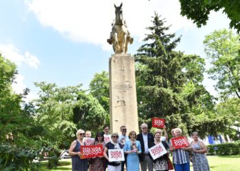 04.07.2020 Końskie. Anna Krupka - wiceminister sportu z wizytą w Końskich / Magdalena Galas-Klusek / Radio Kielce