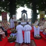 19.07.2020. Małogoszcz. Prymicyjna msza święta arcybiskupa Henryka Jagodzińskiego / Ewa Pociejowska-Gawęda / Radio Kielce