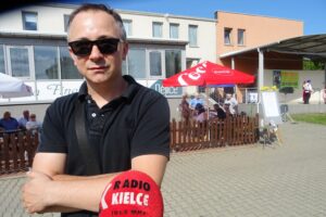 26.07.2020 Jędrzejów. Eliminacje do 44. Buskich Spotkań z Folklorem. Na zdjęciu Michał Stachurski - członek jury / Ewa Pociejowska-Gawęda / Radio Kielce