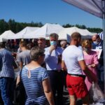 05.07.2020. Miedziana Góra. Wiceminister Anna Krupka zachęca do wsparcia Andrzeja Dudy / Michał Kita / Radio Kielce