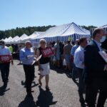 05.07.2020. Miedziana Góra. Wiceminister Anna Krupka zachęca do wsparcia Andrzeja Dudy / Michał Kita / Radio Kielce