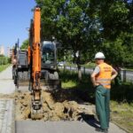 15.07.2020. Kielce. Awaria sieci wodociągowej przy ul. Jaworskiego / Piotr Kwaśniewski / Radio Kielce