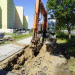 15.07.2020. Kielce. Awaria sieci wodociągowej przy ul. Jaworskiego / Piotr Kwaśniewski / Radio Kielce