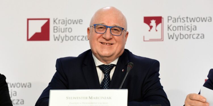 Na zdjęciu: Sylwester Marciniak - przewodniczący Państwowej Komisji Wyborczej / PKW/Twitter