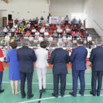 03.07.2020. Pawłów. Wizyta Marleny Maląg, minister rodziny, pracy i polityki społecznej / Jarosław Kubalski / Radio Kielce