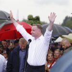 06.07.2020. Mniów. Wizyta prezydenta RP Andrzeja Dudy / Jarosław Kubalski / Radio Kielce