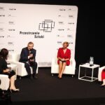 29.07.2020 Warszawa. Inauguracja projektu Przestrzeń Sztuki. Na zdjęciu (od lewej): Katarzyna Meissner - dyrektor Instytutu Muzyki I Tańca, wicepremier Piotr Gliński, Aleksandra Dziurosz - kierownik projektu TANIEC, Elżbieta Wrotnowska-Gmyz - kierownik projektu TEATR / Jarosław Kubalski / Radio Kielce