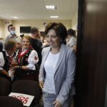 03.07.2020 Gadka w gminie Mirzec. Spotkanie minister Marleny Maląg - szefowa resortu rodziny, pracy i polityki społecznej z mieszkańcami / Jarosław Kubalski / Radio Kielce
