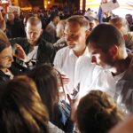 06.07.2020. Końskie. Prezydent RP Andrzej Duda na Rynku / Jarosław Kubalski / Radio Kielce