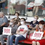 03.07.2020. Pawłów. Wizyta Marleny Maląg, minister rodziny, pracy i polityki społecznej / Jarosław Kubalski / Radio Kielce