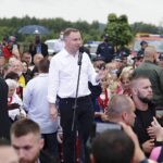 06.07.2020. Mniów. Wizyta prezydenta RP Andrzeja Dudy / Jarosław Kubalski / Radio Kielce