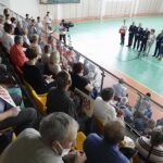 03.07.2020. Pawłów. Wizyta Marleny Maląg, minister rodziny, pracy i polityki społecznej / Jarosław Kubalski / Radio Kielce