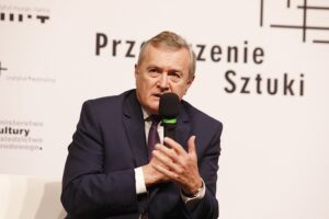 29.07.2020 Warszawa. Inauguracja projektu Przestrzenie Sztuki. Na zdjęciu: wicepremier Piotr Gliński / Jarosław Kubalski / Radio Kielce