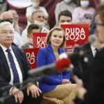 08.07.2020. Osiek. Wizyta marszałek Sejmu Elżbiety Witek. Na zdjęciu: Krzysztof Lipiec - przewodniczący świętokrzyskich struktur PiS, Anna Krupka - wiceminister sportu / Jarosław Kubalski / Radio Kielce