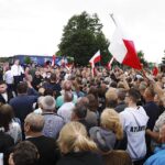 06.07.2020. Mniów. Wizyta prezydenta RP Andrzeja Dudy / Jarosław Kubalski / Radio Kielce