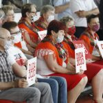 03.07.2020. Pawłów. Wizyta Marleny Maląg, minister rodziny, pracy i polityki społecznej / Jarosław Kubalski / Radio Kielce