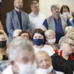 03.07.2020 Gadka w gminie Mirzec. Spotkanie minister Marleny Maląg - szefowa resortu rodziny, pracy i polityki społecznej z mieszkańcami / Jarosław Kubalski / Radio Kielce