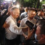 06.07.2020. Końskie. Prezydent RP Andrzej Duda na Rynku / Jarosław Kubalski / Radio Kielce