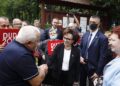 08.07.2020. Busko-Zdrój. Wizyta marszałek Sejmu Elżbiety Witek / Jarosław Kubalski / Radio Kielce